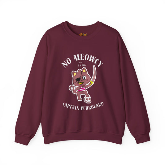No Meowcy Pirate Cat Sweatshirt