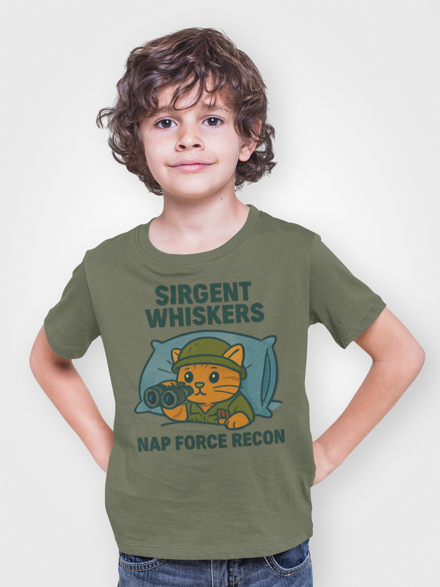 Sirgent Whiskers Nap Force Recon T-Shirt