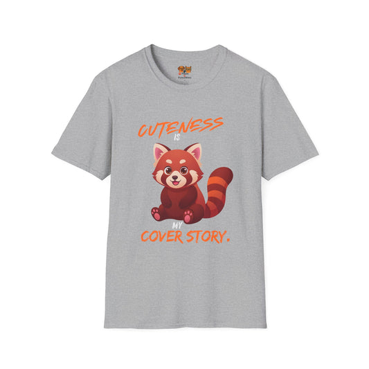 Cuteness Is My Cover Story Red Panda T-Shirt