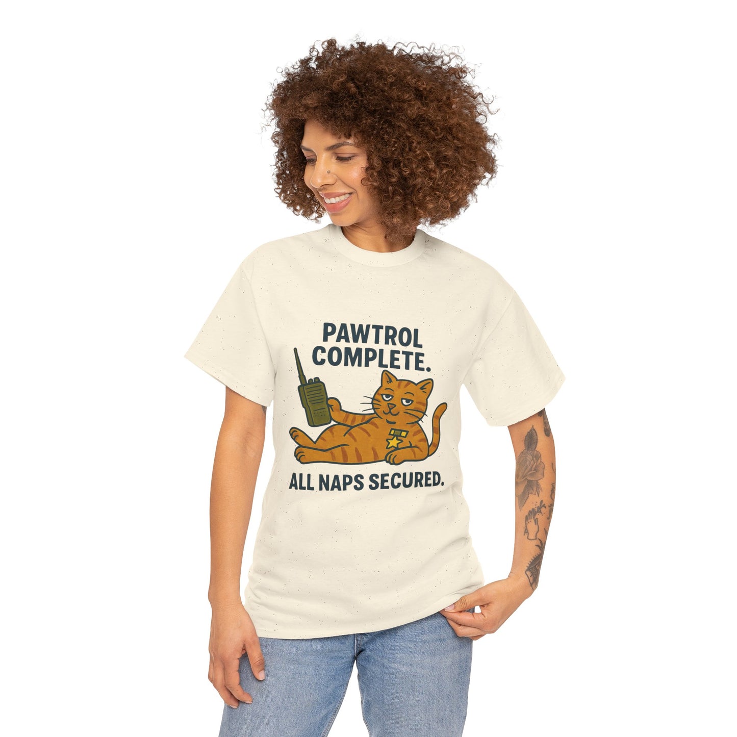Pawtrol Complete  — “All Naps Secured” Funny Cat Tee