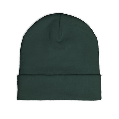 Paws & Punchlines Embroidered Knit Beanie — Cute Dog & Cat Winter Hat