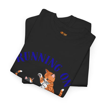 Running on Catnip & Chaos — Tee for Cat Lovers