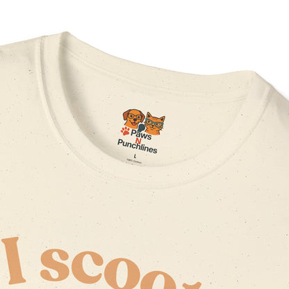 Pug on Scooter T-Shirt – "I scoot. You salute." Cute Pug Graphic Tee