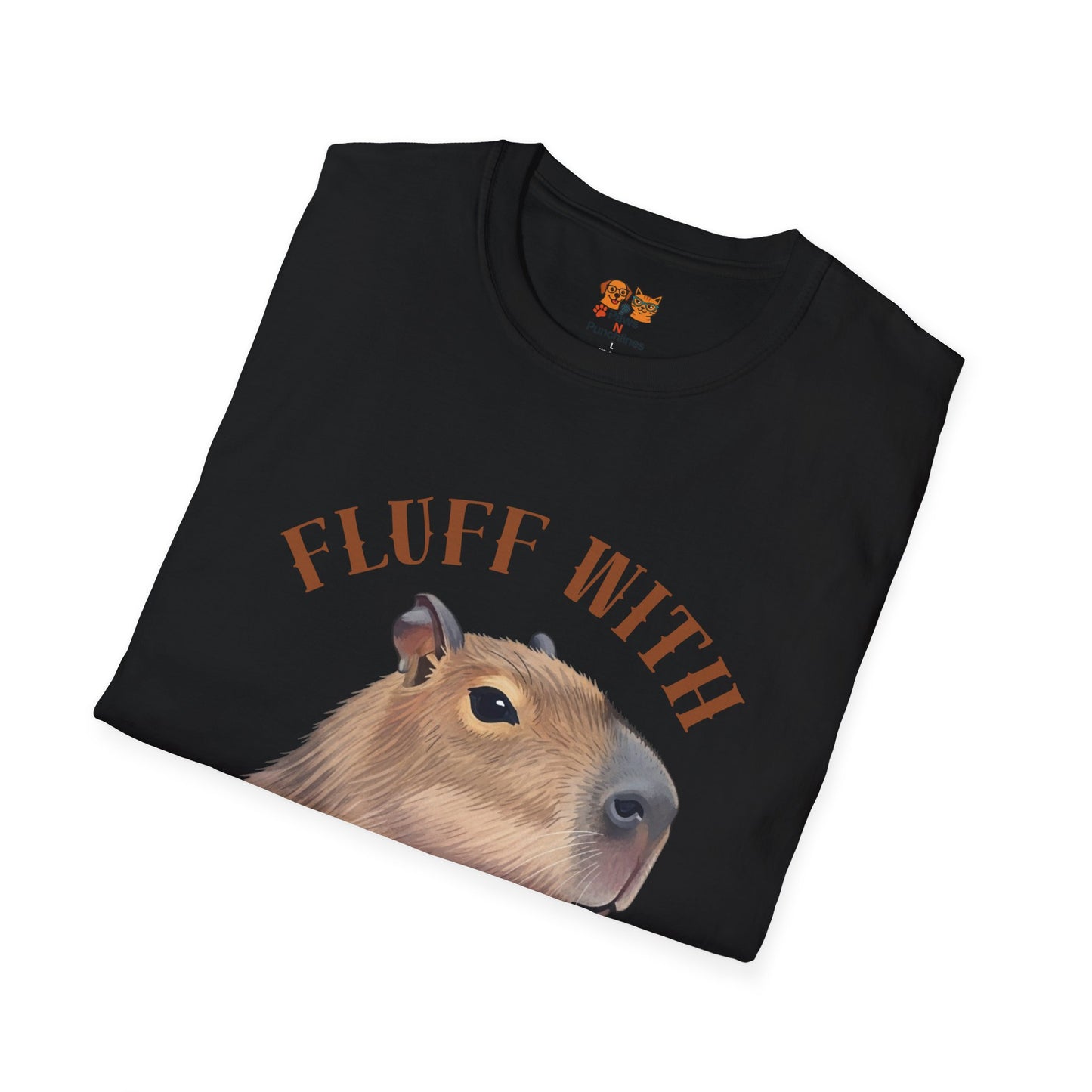 Capybara 'Fluff With Emotional Stability' T-Shirt