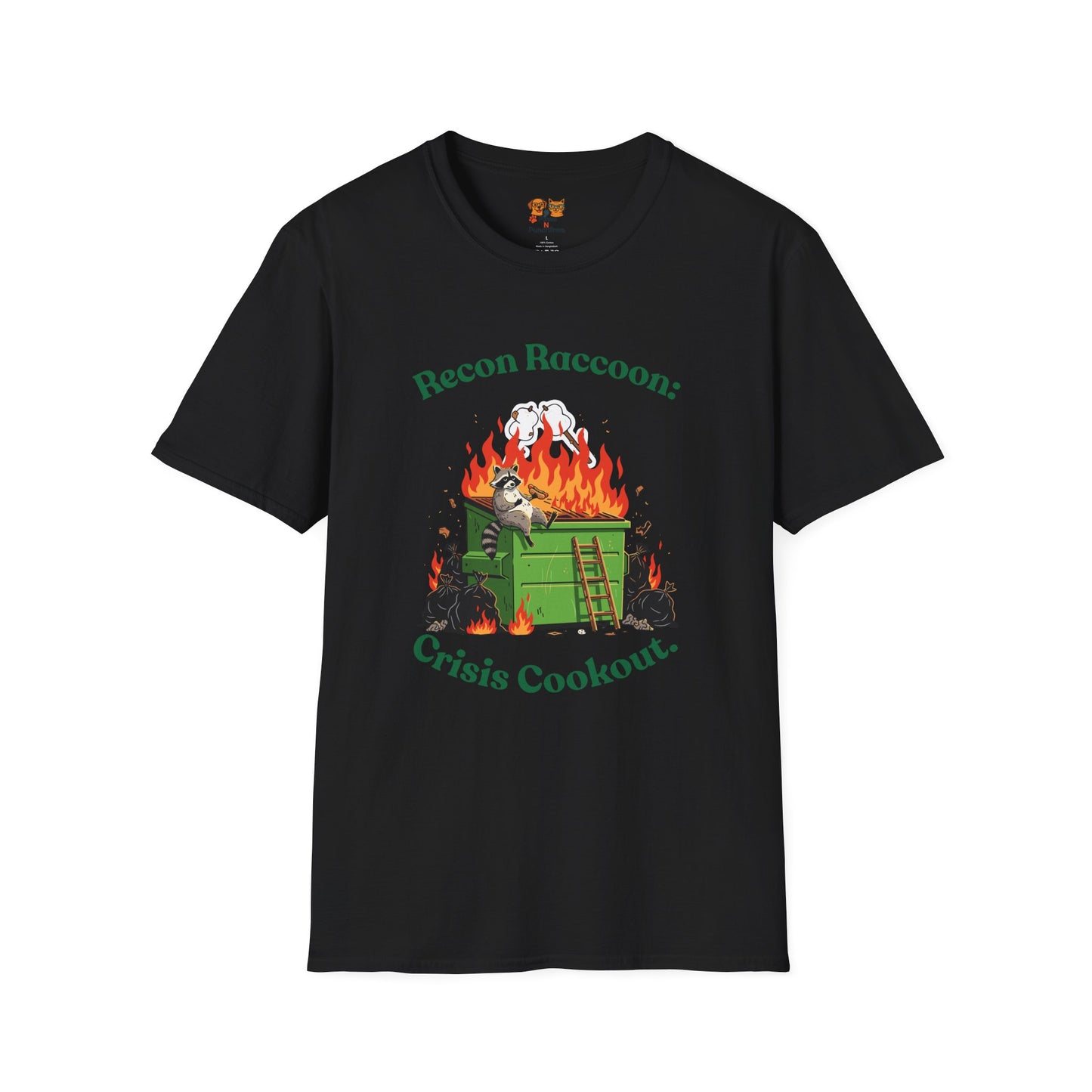 Recon Raccoon: Crisis Cookout T-Shirt