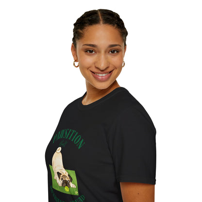 Pawsition Retrieval Squad T-Shirt — Cute Pug Dog Graphic Tee