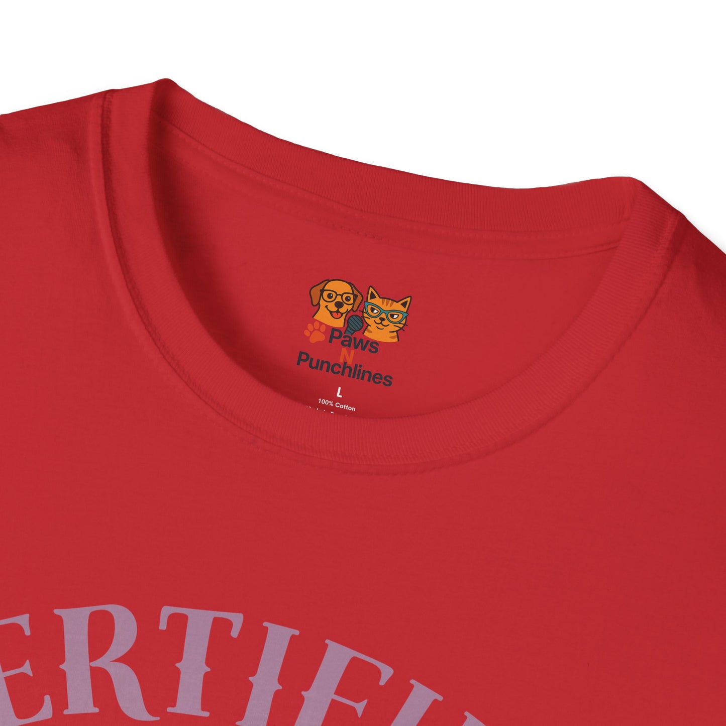 Certified Goofball Dog T-Shirt — Cute Cartoon Puppy Graphic Tee