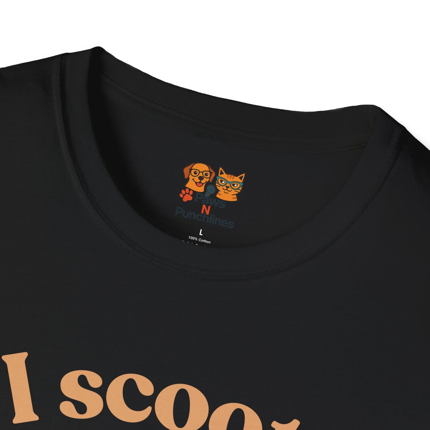 Pug on Scooter T-Shirt – "I scoot. You salute." Cute Pug Graphic Tee