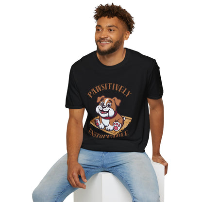 Pawsitively Unstoppable Puppy T-Shirt