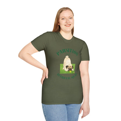 Pawsition Retrieval Squad T-Shirt — Cute Pug Dog Graphic Tee