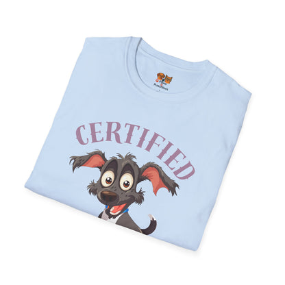 Certified Goofball Dog T-Shirt — Cute Cartoon Puppy Graphic Tee