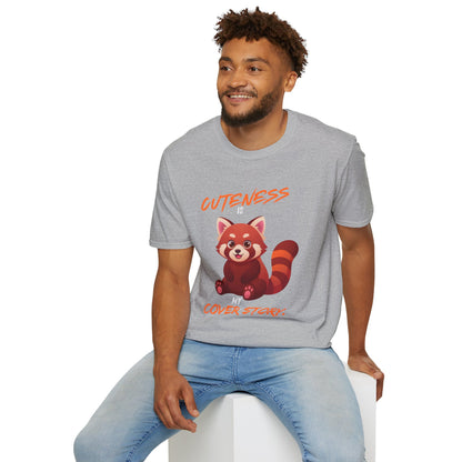 Cuteness Is My Cover Story Red Panda T-Shirt