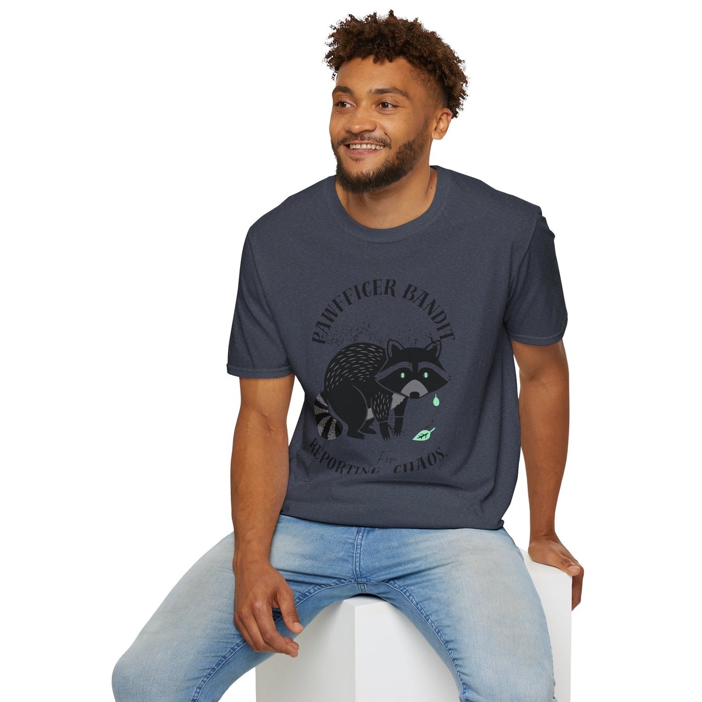 “Racoon Bandit ” T-Shirt — Cute Raccoon Graphic Tee