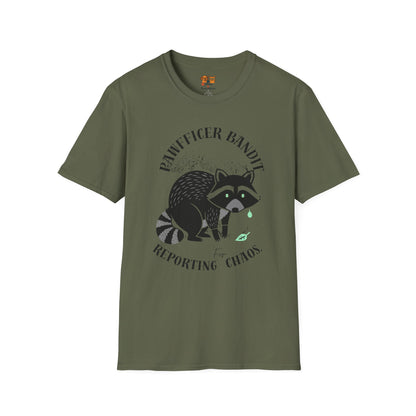 “Racoon Bandit ” T-Shirt — Cute Raccoon Graphic Tee