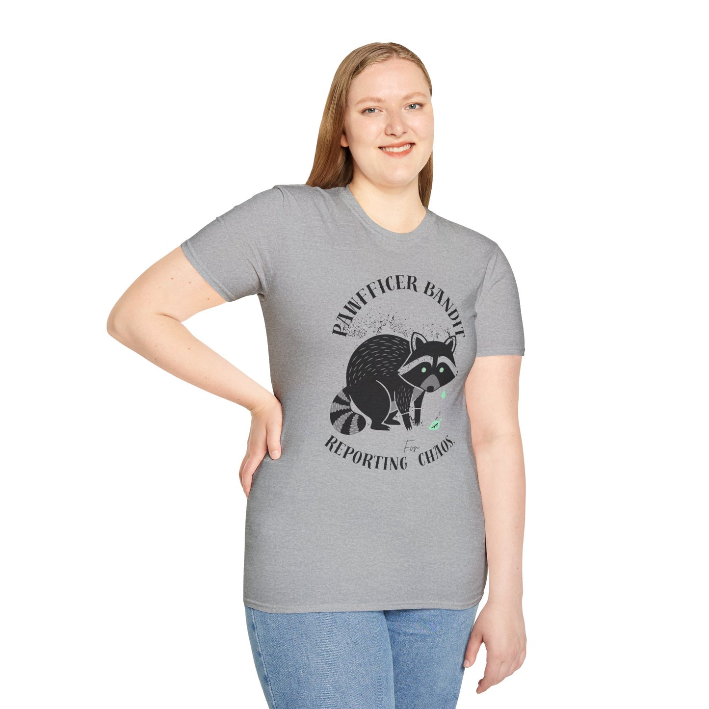 “Racoon Bandit ” T-Shirt — Cute Raccoon Graphic Tee