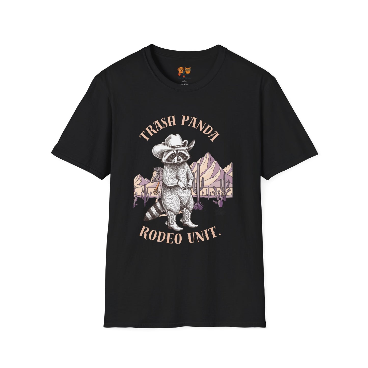 Rodeo Raccoon T-Shirt — 'Vintage Western Graphic Tee