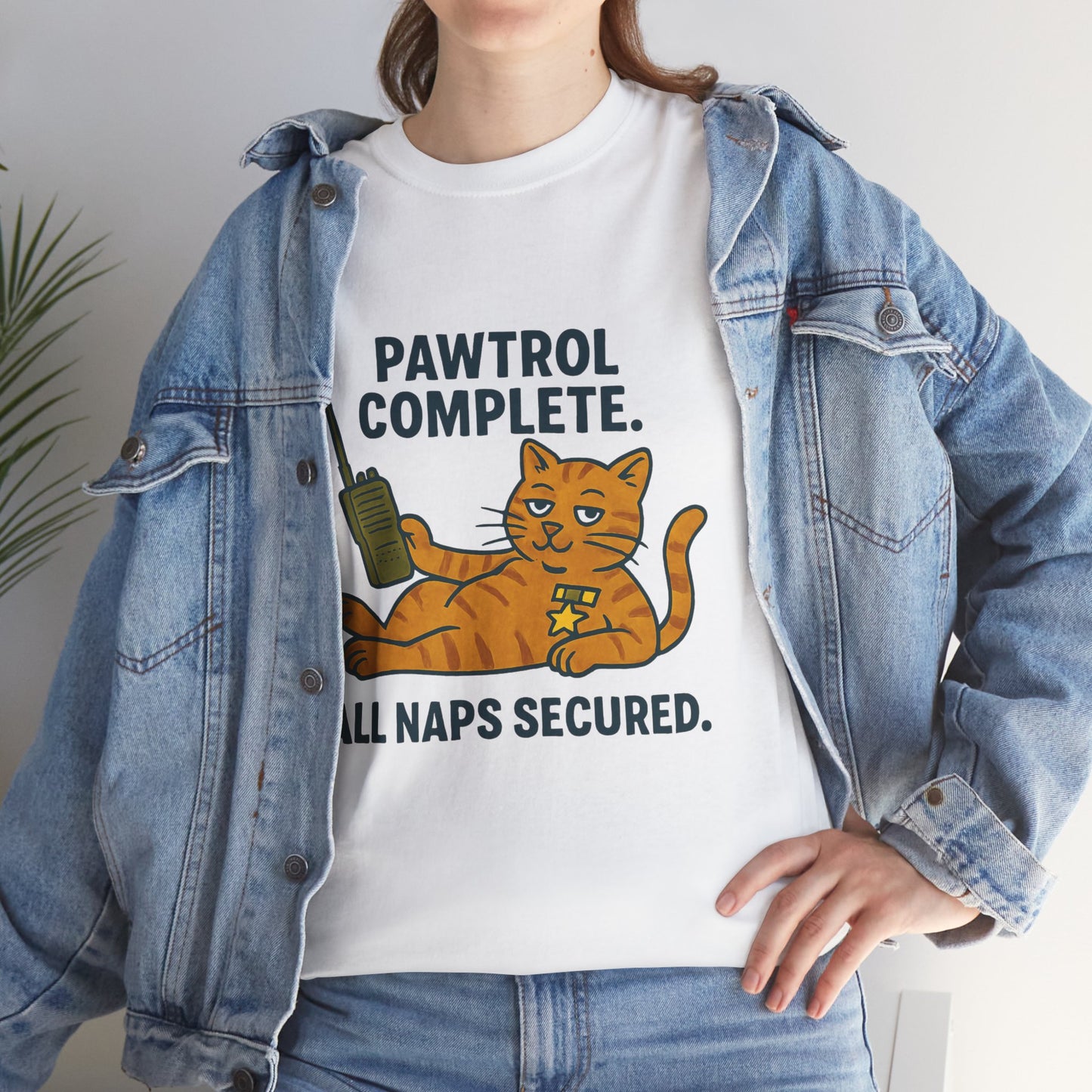 Pawtrol Complete  — “All Naps Secured” Funny Cat Tee