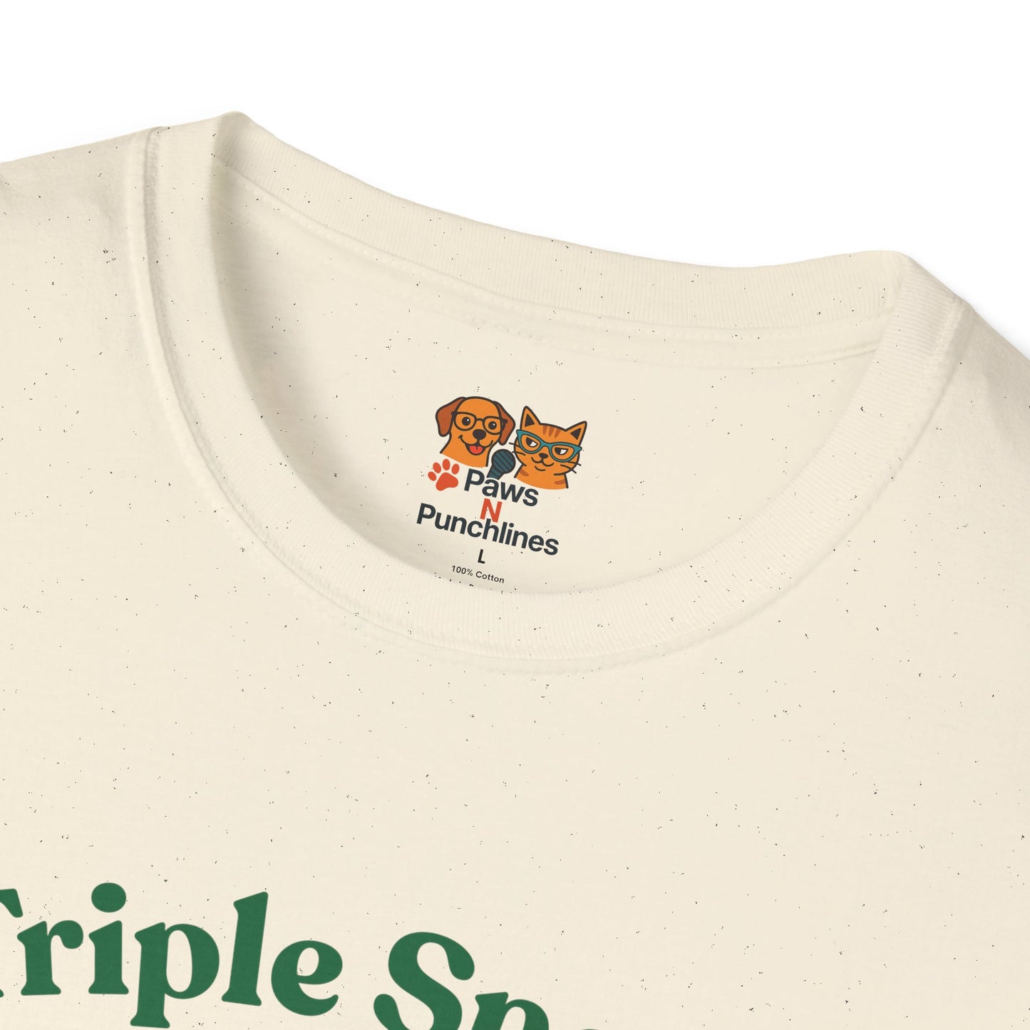 Triple Snacc Surveillance T-Shirt — Cute Stacked Puppies Graphic Tee