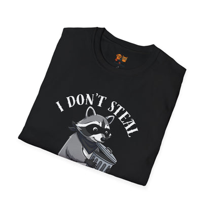 I Don't Steal I Repurpose Raccoon T-Shirt