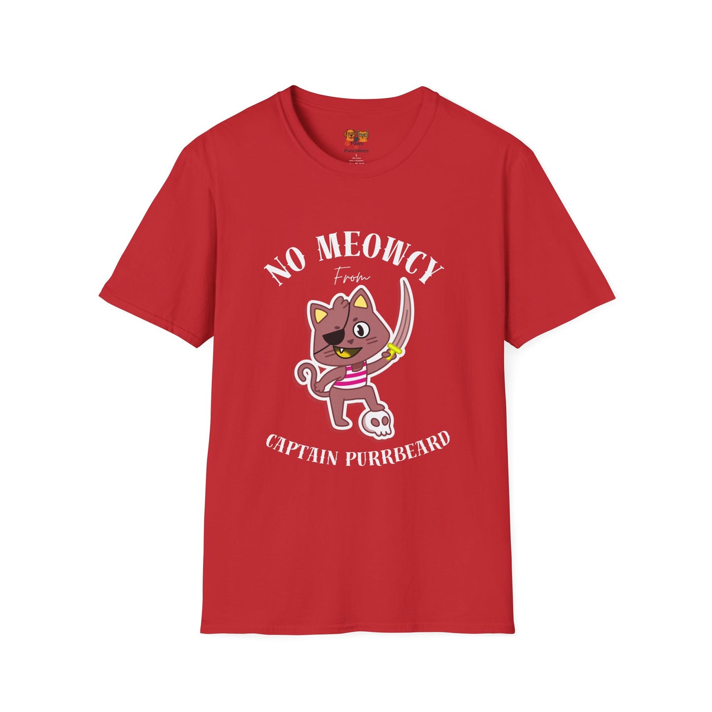 No Meowcy Pirate Cat Unisex Tee