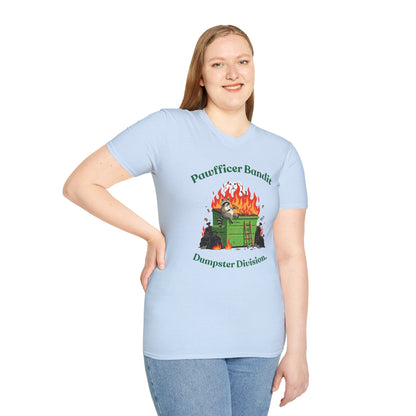 Pawfficer Bandit T-Shirt — Dumpster Division Graphic Tee