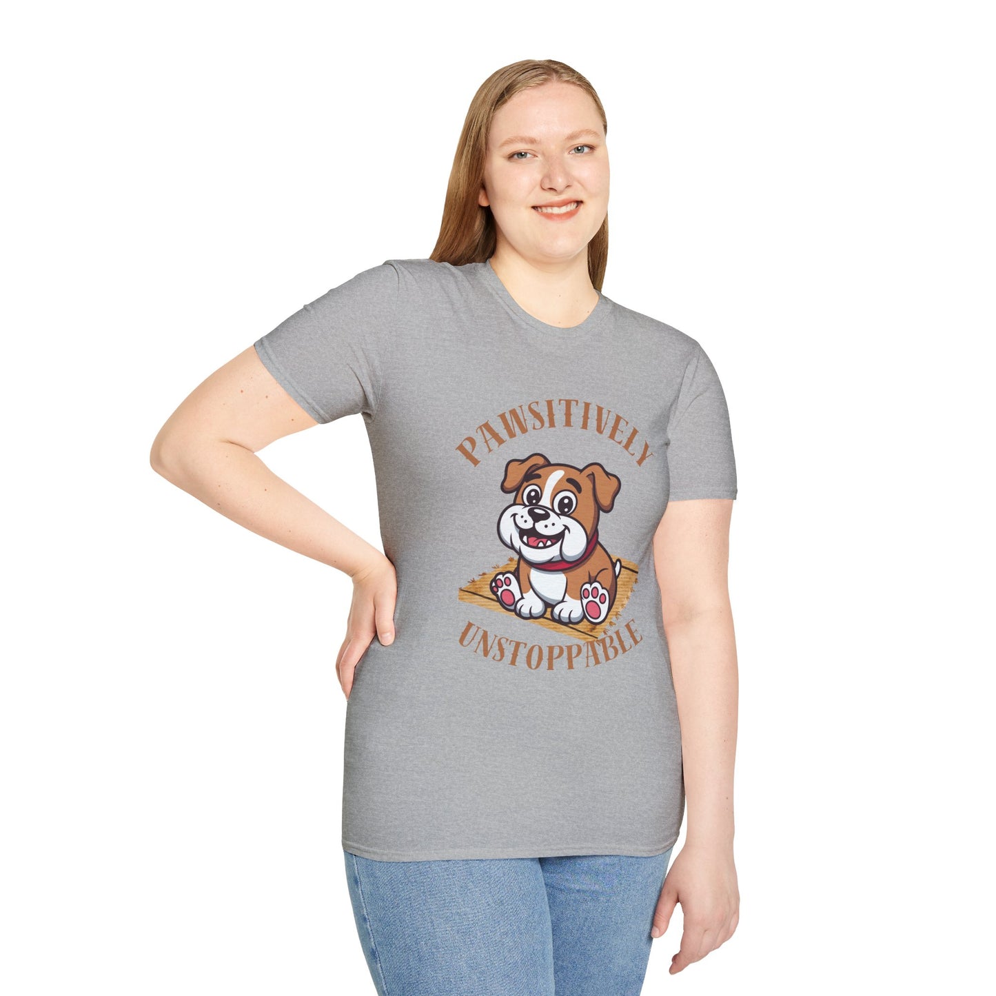 Pawsitively Unstoppable Puppy T-Shirt