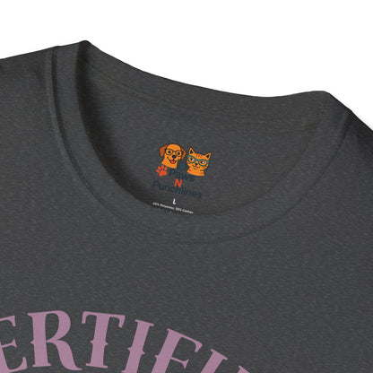 Certified Goofball Dog T-Shirt — Cute Cartoon Puppy Graphic Tee