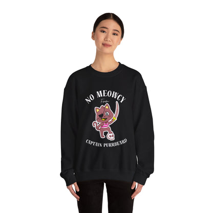 No Meowcy Pirate Cat  Sweatshirt