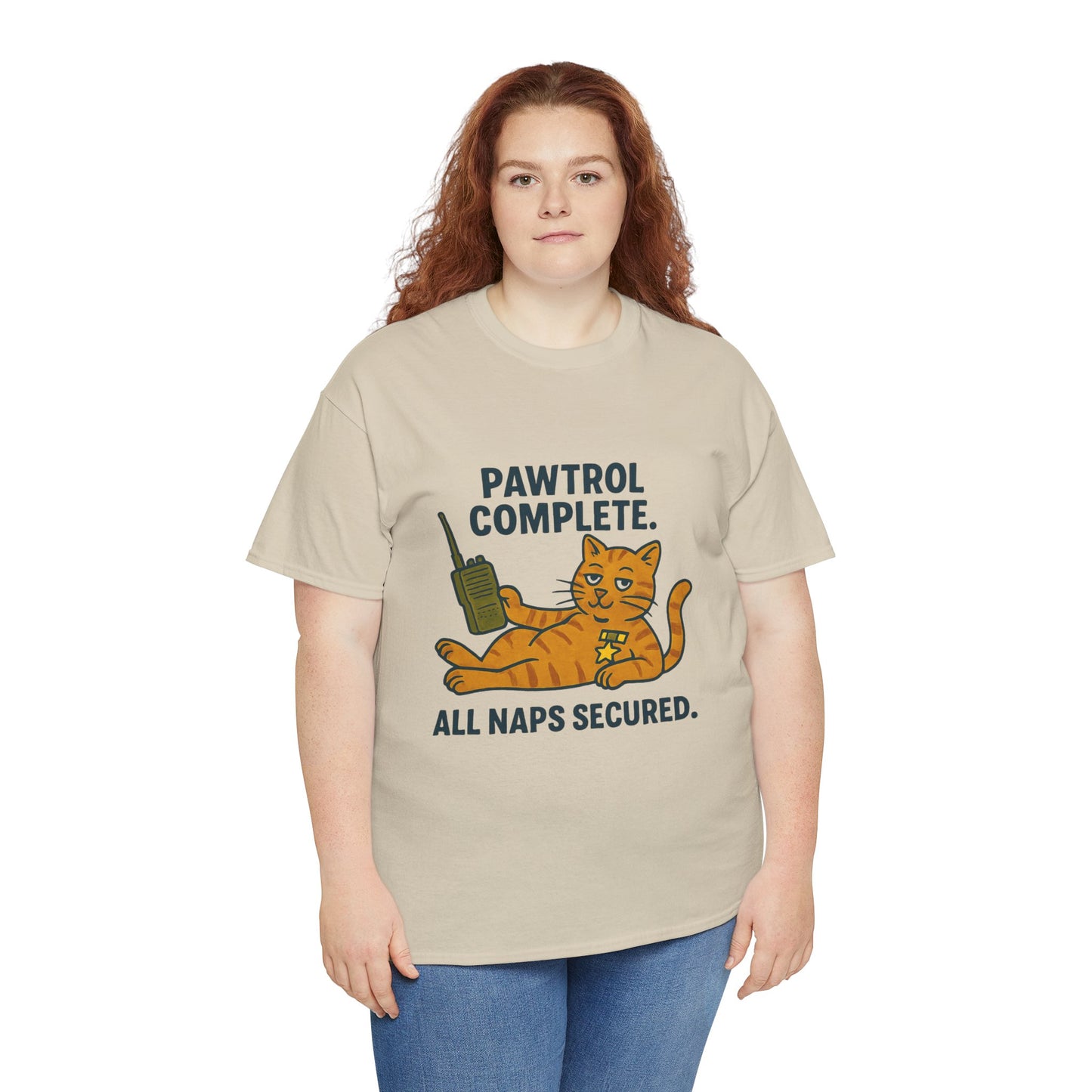 Pawtrol Complete  — “All Naps Secured” Funny Cat Tee