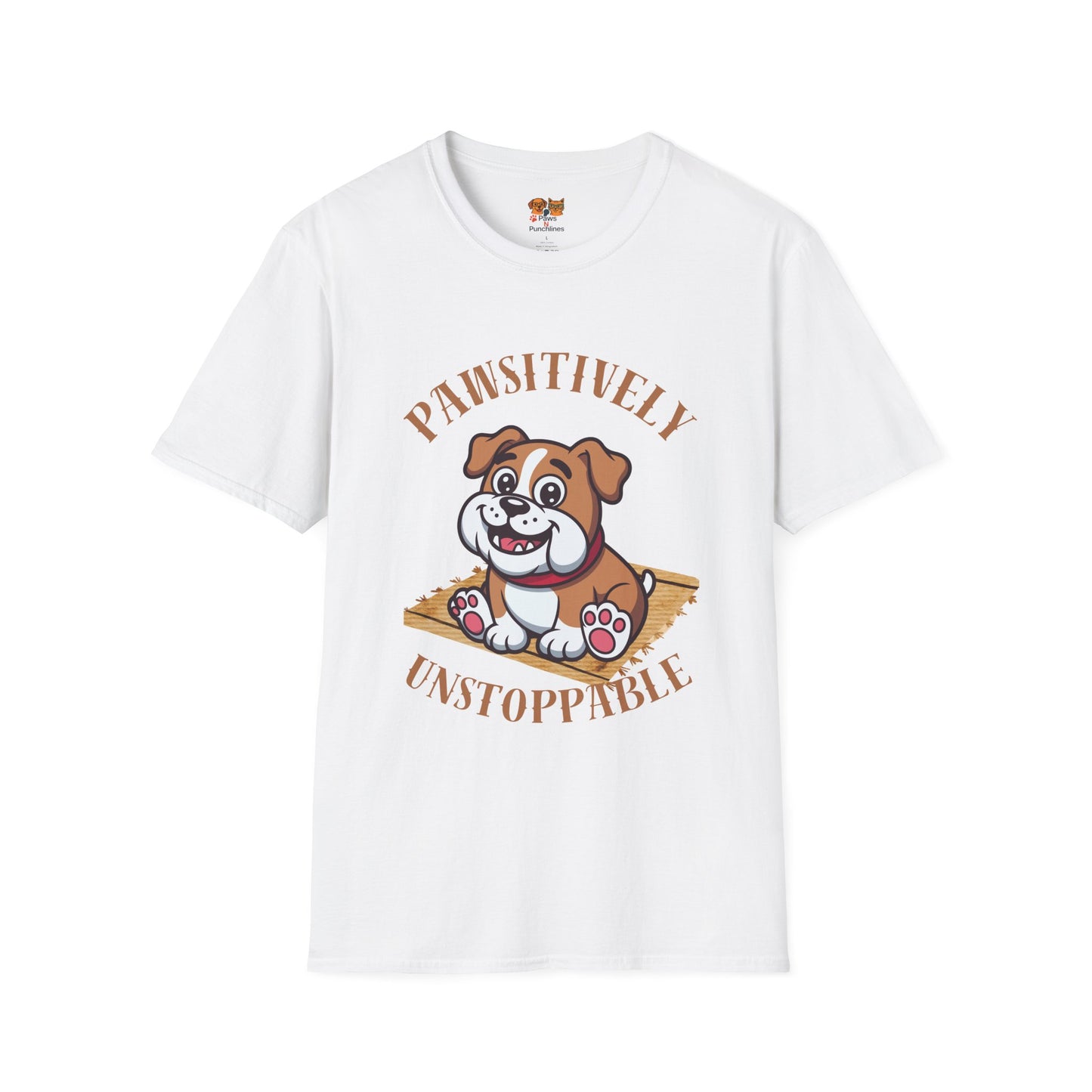 Pawsitively Unstoppable Puppy T-Shirt