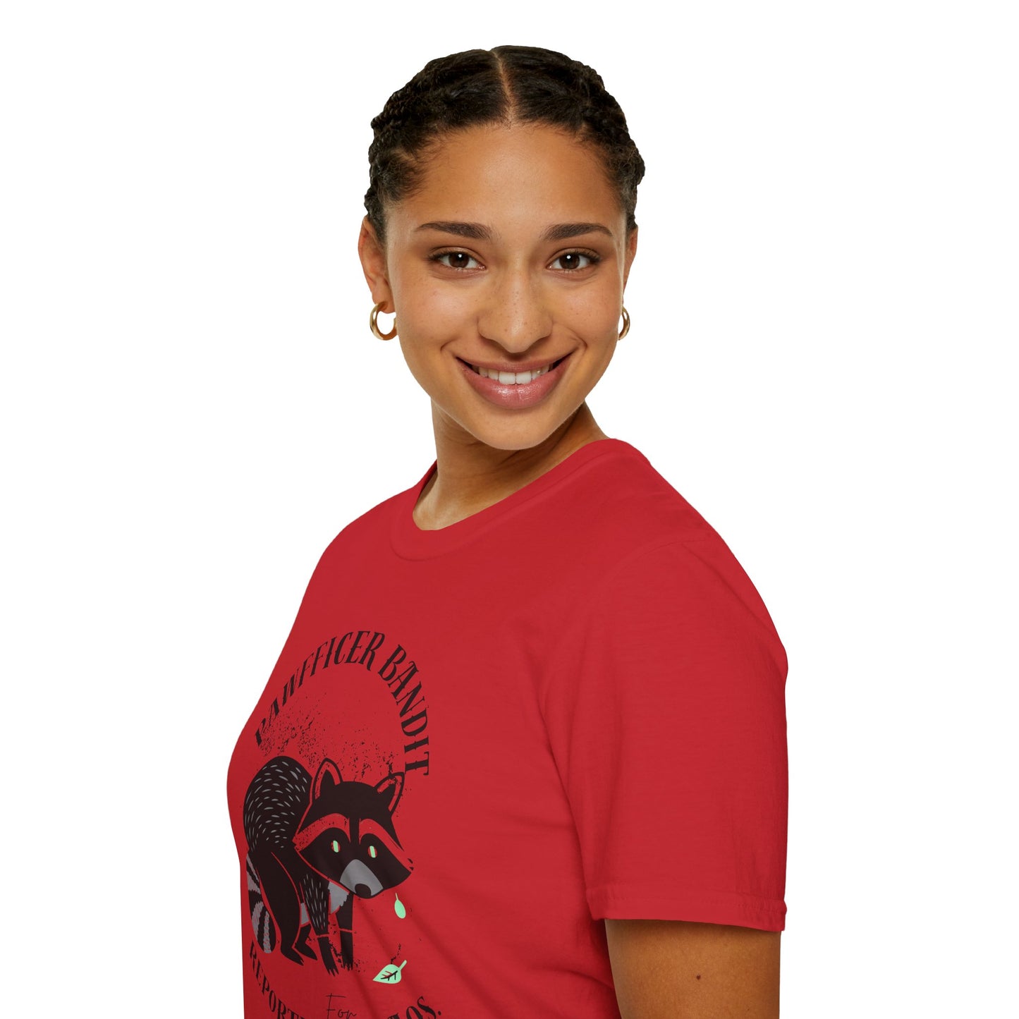 “Racoon Bandit ” T-Shirt — Cute Raccoon Graphic Tee