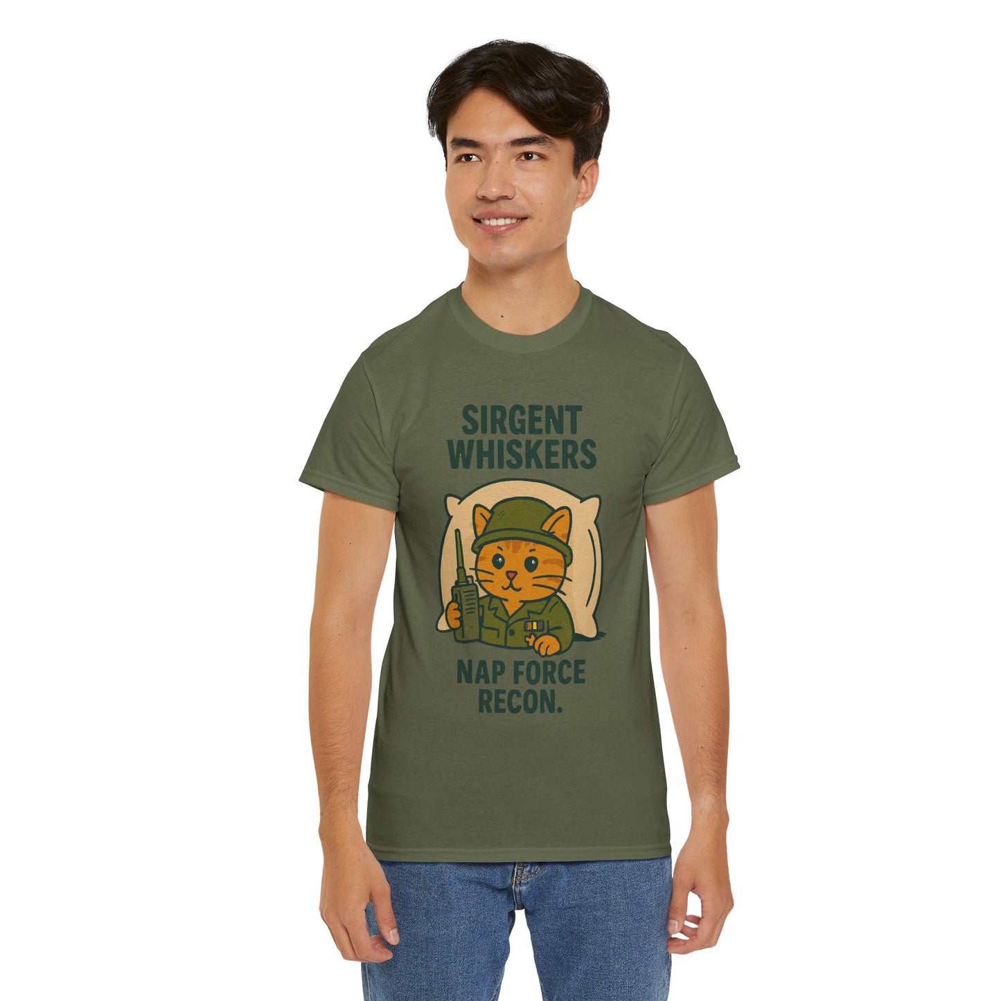 Sirgent Whiskers Nap Force Recon T-Shirt