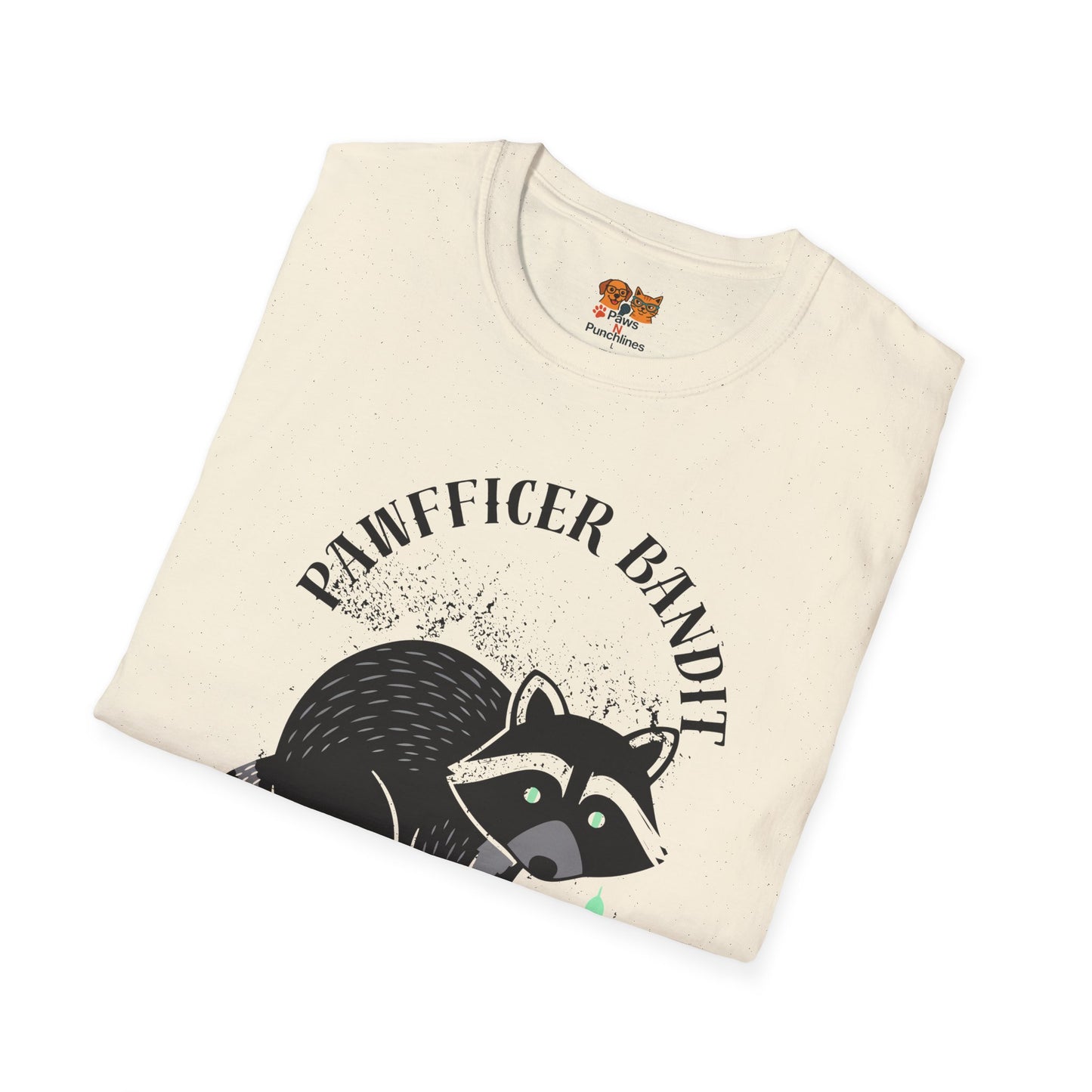“Racoon Bandit ” T-Shirt — Cute Raccoon Graphic Tee