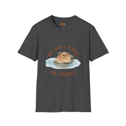 Capybara 'We Don’t Panic, We Paddle' T-Shirt