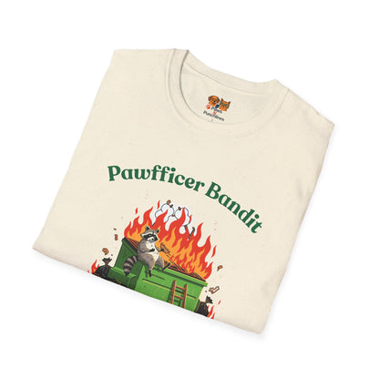Pawfficer Bandit T-Shirt — Dumpster Division Graphic Tee
