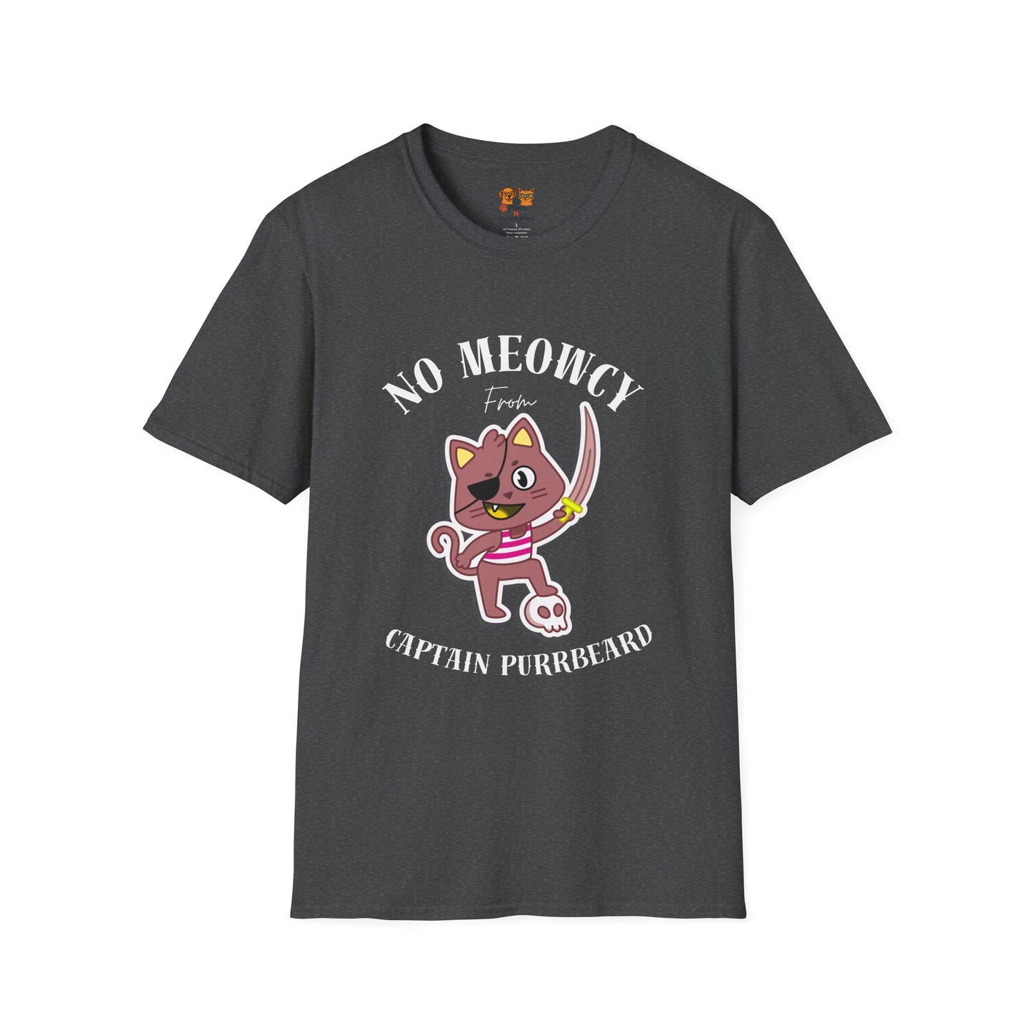No Meowcy Pirate Cat Unisex Tee