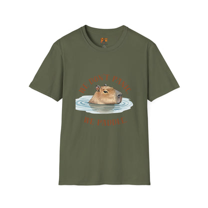Capybara 'We Don’t Panic, We Paddle' T-Shirt