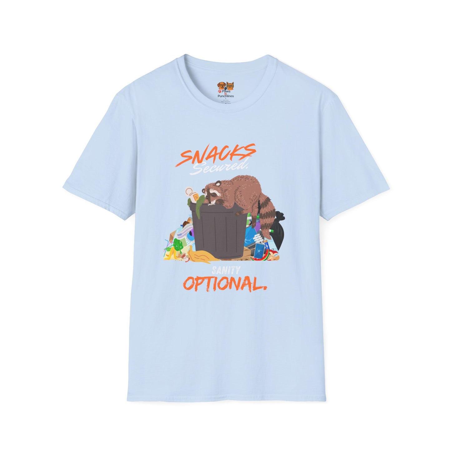 Snacks Secured, Racoom T-Shirt