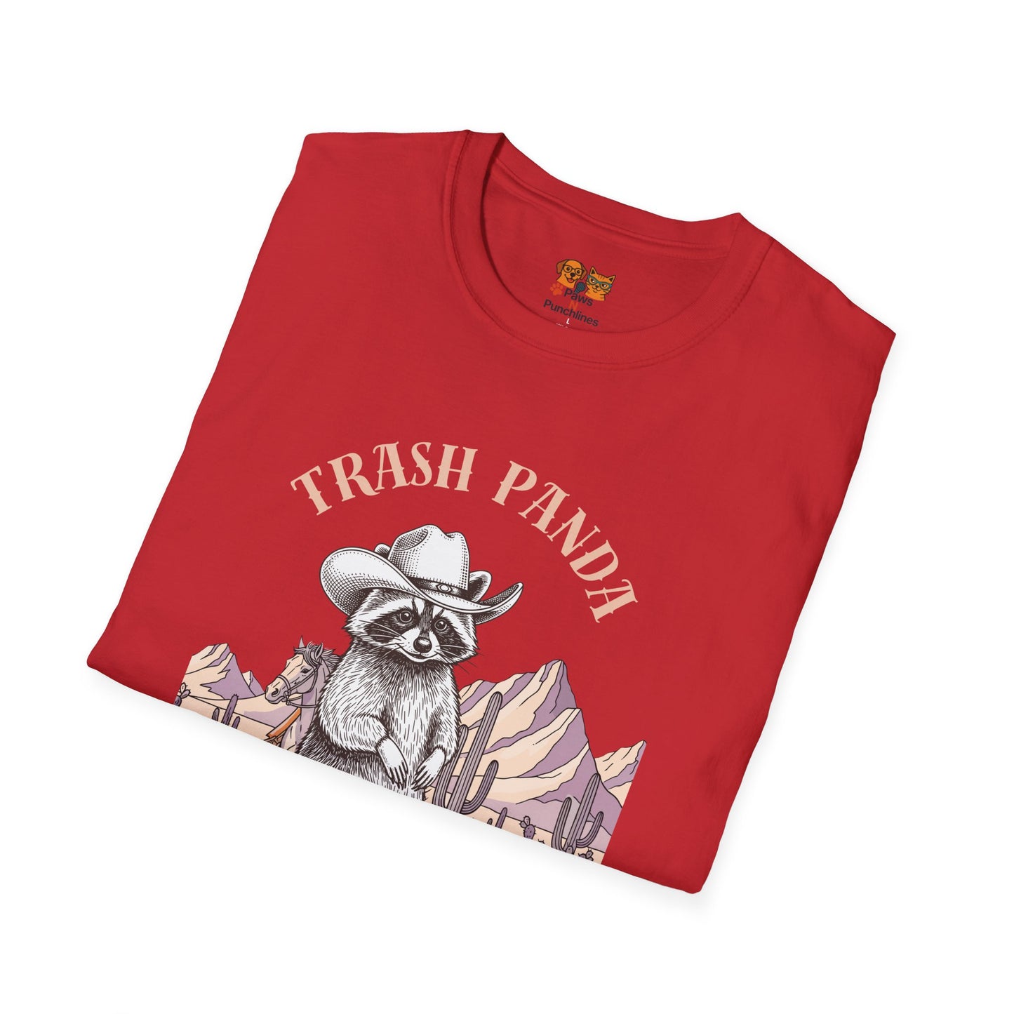 Rodeo Raccoon T-Shirt — 'Vintage Western Graphic Tee