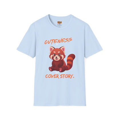 Cuteness Is My Cover Story Red Panda T-Shirt