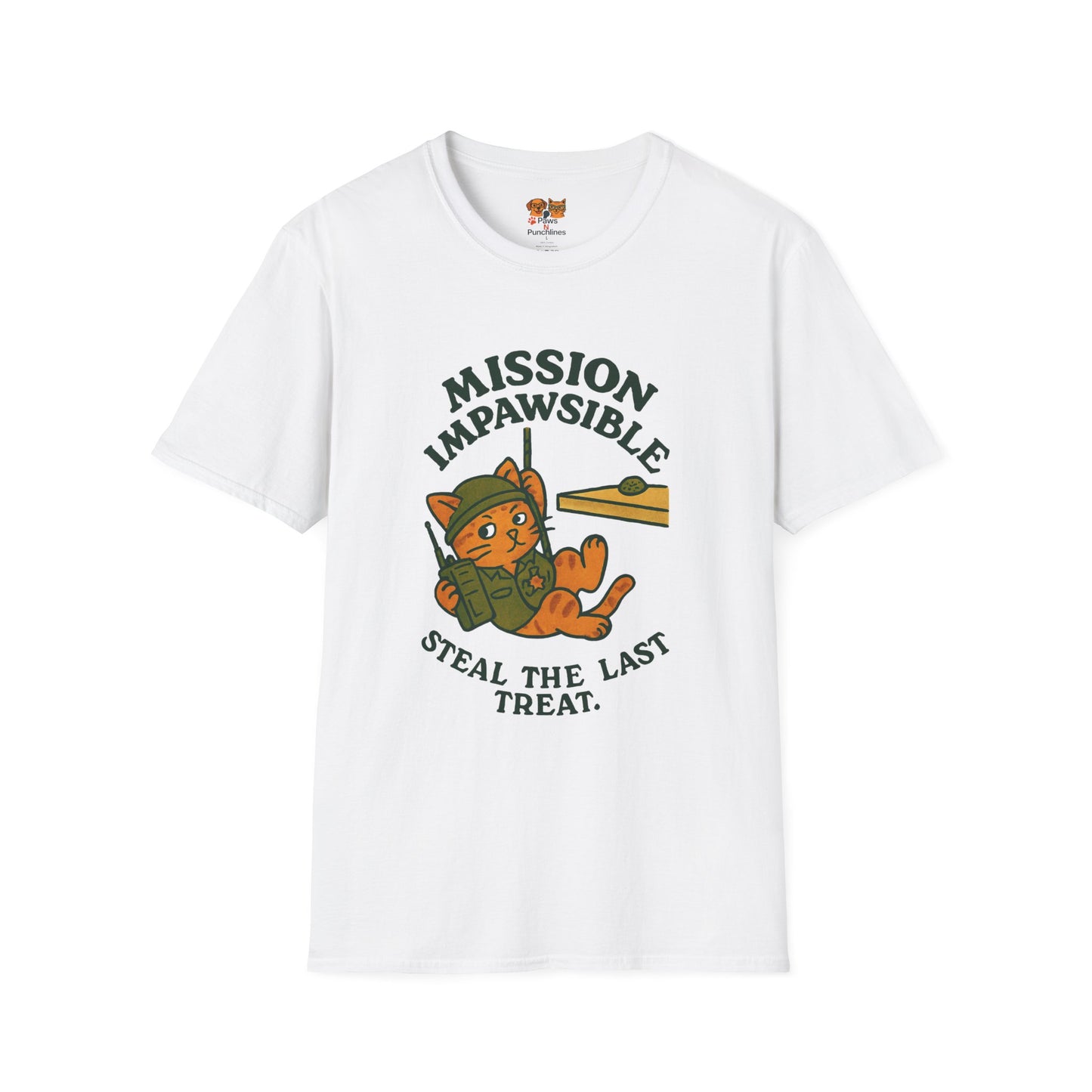 Mission IMPAWSIBLE Cat T-Shirt