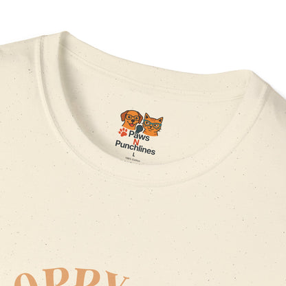 Floppy Ears Fierce Charm Dog T-Shirt — Cute Beagle Puppy Graphic Tee