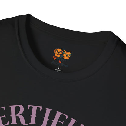 Certified Goofball Dog T-Shirt — Cute Cartoon Puppy Graphic Tee