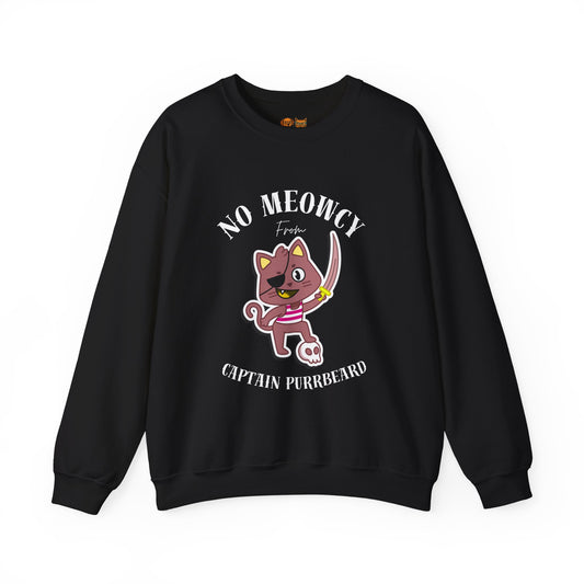 No Meowcy Pirate Cat  Sweatshirt
