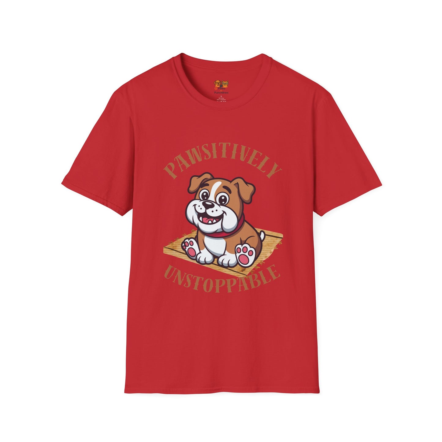 Pawsitively Unstoppable Puppy T-Shirt