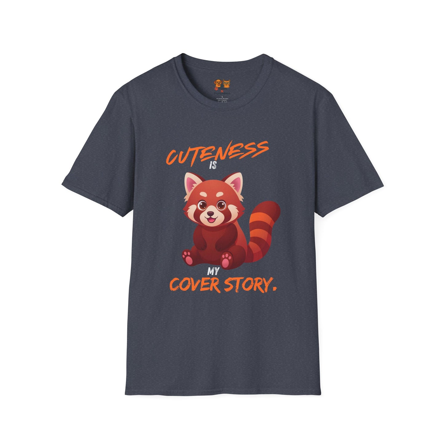 Cuteness Is My Cover Story Red Panda T-Shirt