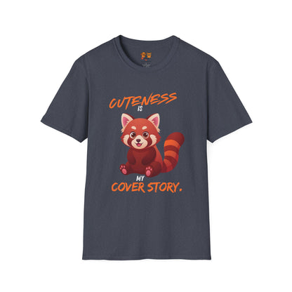 Cuteness Is My Cover Story Red Panda T-Shirt