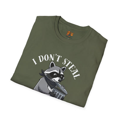 I Don't Steal I Repurpose Raccoon T-Shirt
