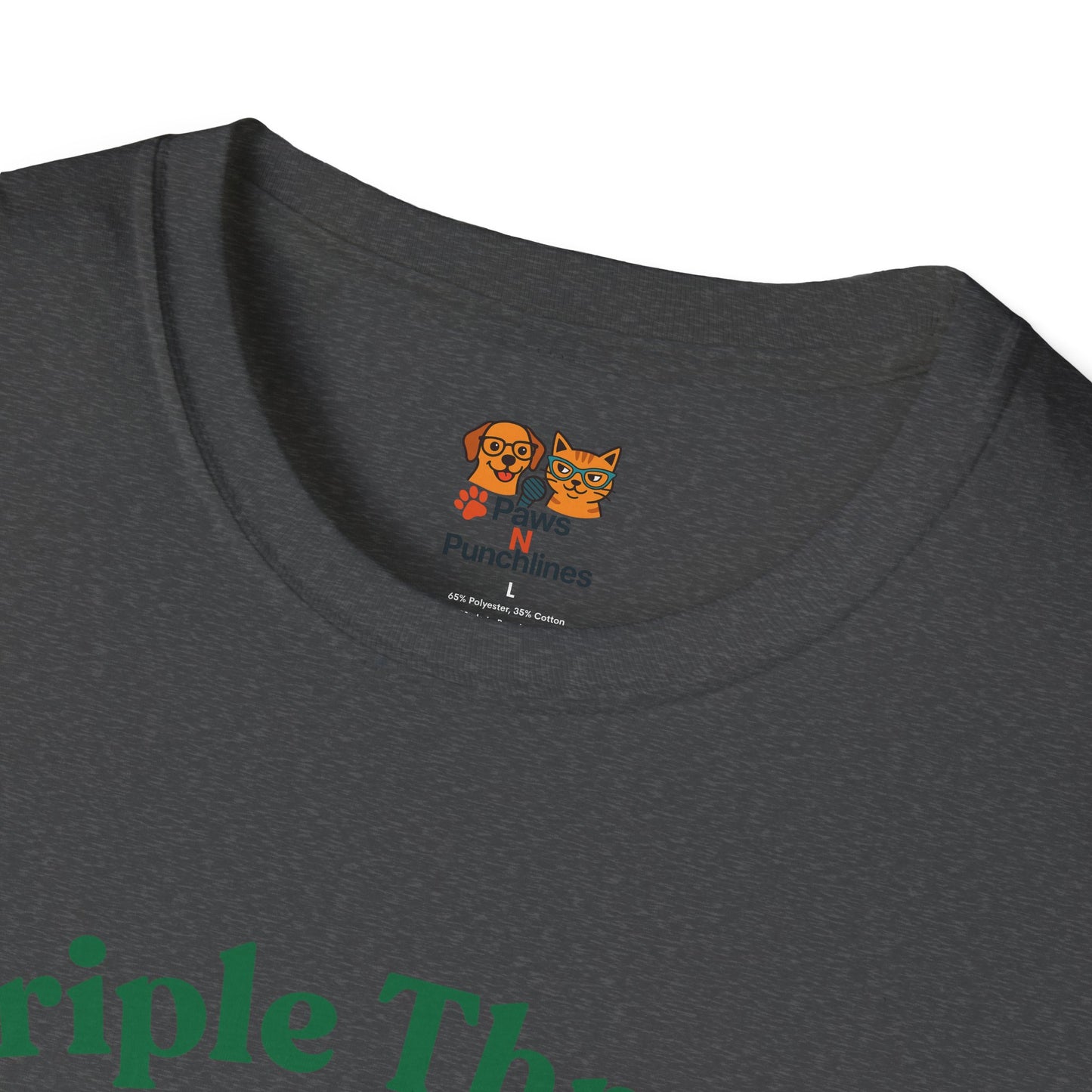 Triple Threat Snacc Edition T-Shirt — Cute Trio Puppy Graphic Tee