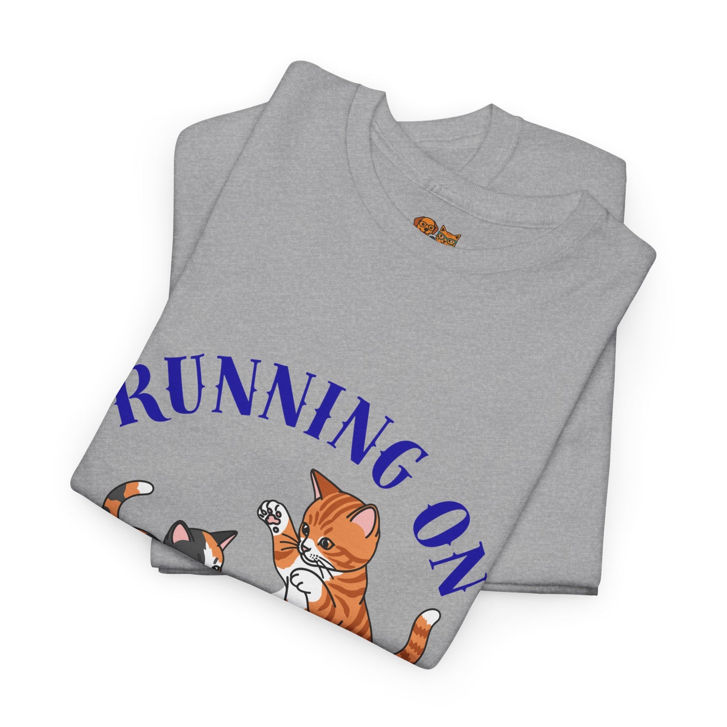 Running on Catnip & Chaos — Tee for Cat Lovers